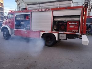 Istilart y Moreno: Choque y vuelco. No hubo heridos