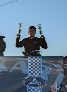 Karting: Buena tarea de Nikolas Ríos en Coronel Dorrego