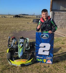 Karting: Buena tarea de Nikolas Ríos en Coronel Dorrego
