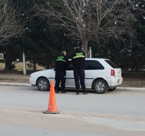 Operativo de control vehicular en Claromecó