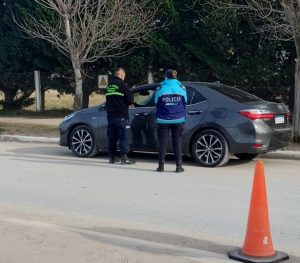 Operativo de control vehicular en Claromecó