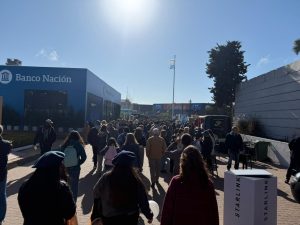Pancho Santarén en Palermo: “Está medio país acá”