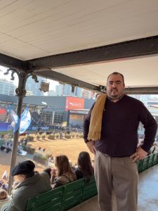 Pancho Santarén en Palermo: “Está medio país acá”