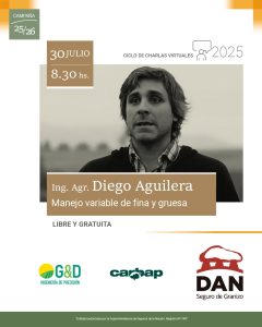 Mutual DAN: Charla on-line sobre el manejo variable en cultivos