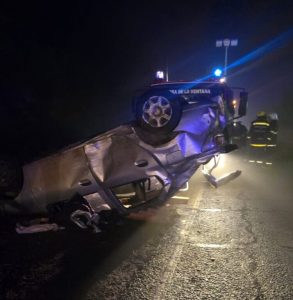 Vuelco en Sierra de la Ventana: un muerto (video)