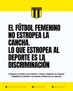 Fútbol femenino : Se suspendió la final del Apertura