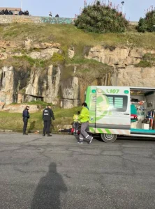 Mar del Plata: Mujer cae al vacío desde unos 20 metros de altura en el paseo costero
