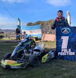 Karting : Niko Ríos ganó las dos finales en Saavedra
