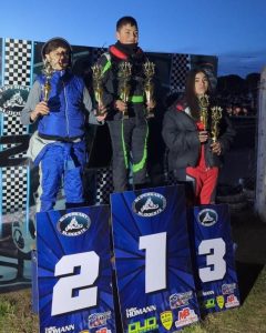 Karting : Niko Ríos ganó las dos finales en Saavedra