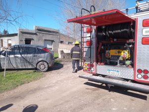 Habría sido intencional el principio de incendio en una vivienda (audio)