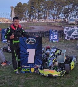Karting : Niko Ríos ganó las dos finales en Saavedra