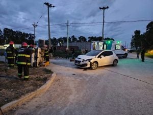 Chaves: Choque y vuelco sin lesionados