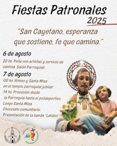 San Cayetano celebra sus fiestas patronales