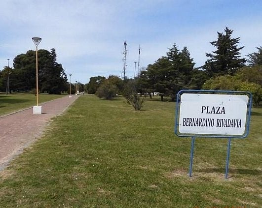 Coronel Dorrego: La plaza central de El Perdido tiene wifi gratuito