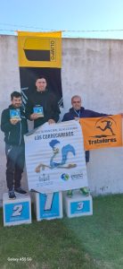Trotadores en la carrera de Olimpo y el Desafío Cura Malal