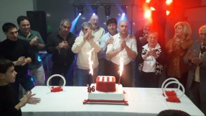 Quilmes celebró 96 años y reconoció a los campeones de básquet del´80