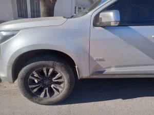 Choque en Azcuénaga y San Martín: Motociclista al Hospital