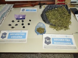 Dos aprehendidos en operativo antidroga en Gonzales Chaves