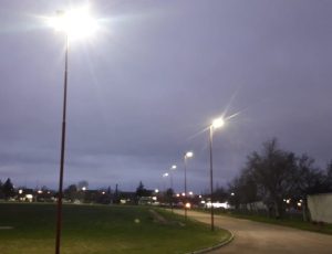 Inauguraron iluminación en la Pista de Atletismo “Rubén González”