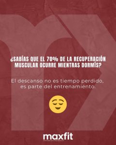 Dormir bien es entrenar mejor