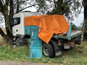 Dorrego: Despiste de camión en Rutas 3 y 78