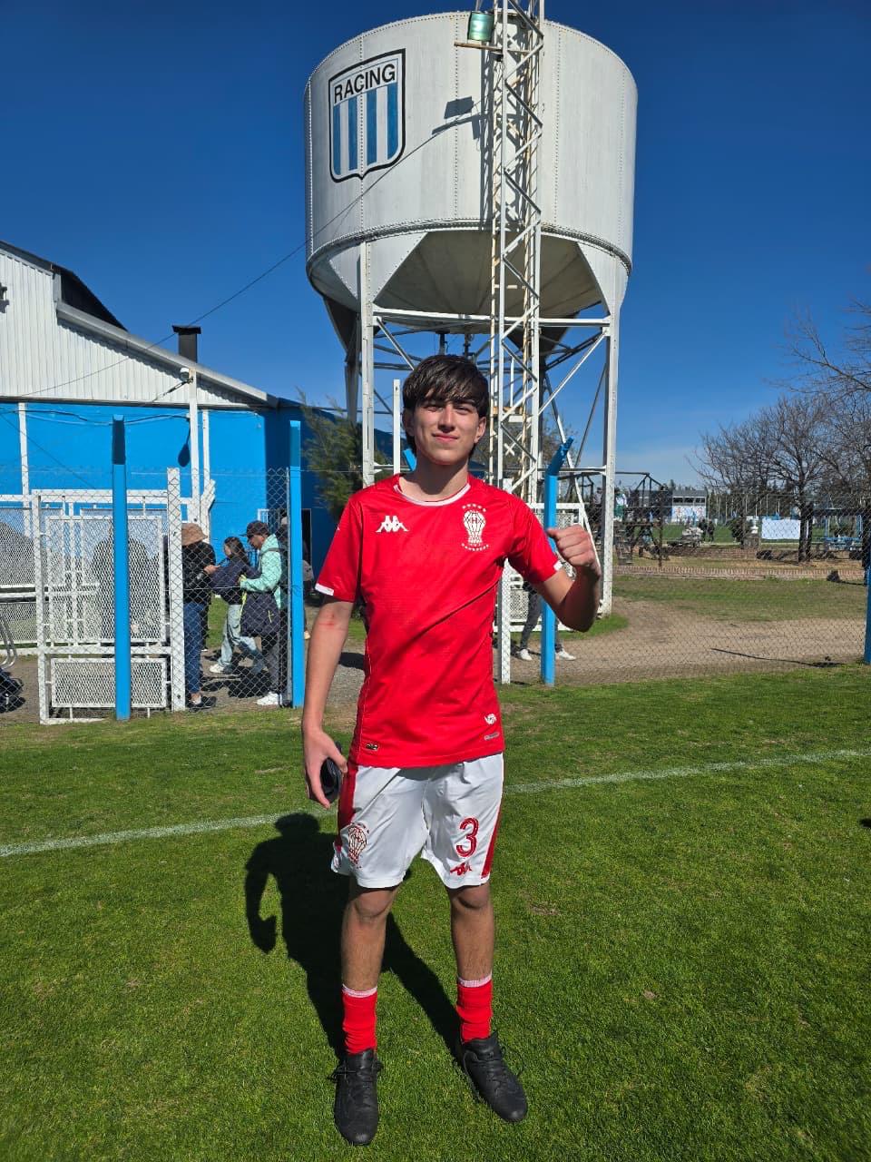 Ciro Lachat debutó en Huracán de Parque Patricios  con un gol