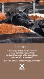 Daniel Civardi cumplió 32 años en la actividad