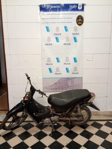 Preso por hurto de moto (video)