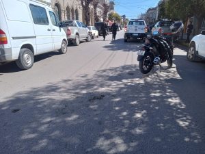 Accidente de tránsito: Peatona trasladada al hospital