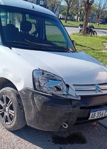 Almafuerte y Paso: Daños materiales en accidente de tránsito