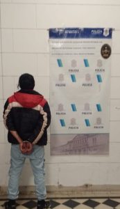 Llevaba una mochila con marihuana, fue aprehendido