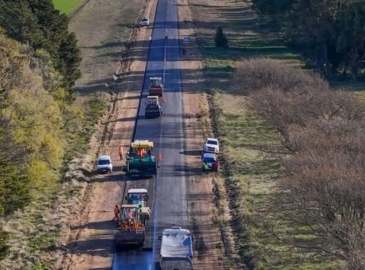 La Provincia repavimenta la ruta que enamoró a Ricardo Iorio