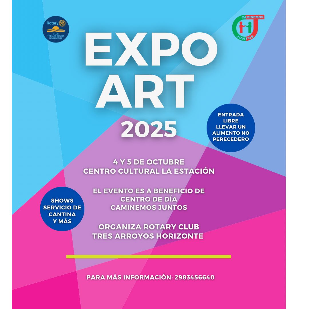 A beneficio de “Caminemos Juntos” se viene la Expo Art 2025