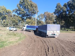 Barrow: CPR infraccionó a transportistas por dañar caminos rurales