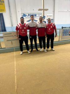 Bochas: Estudiantes, Campeón de Tríos de 1ª Categoría