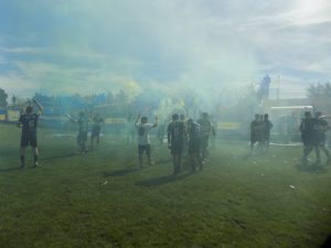 Fútbol de Primera: Luego del triunfo, Boca recibió la copa del Clausura