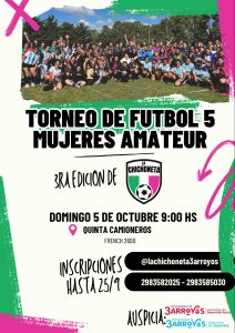 “La Chichoneta” hará su tercer encuentro de Futbol Femenino Amateur