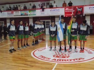 Básquet U – 17: Ceremonia de Apertura y Tres Arroyos puntero