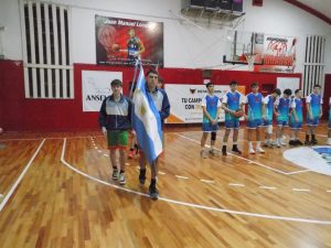 Básquet U – 17: Ceremonia de Apertura y Tres Arroyos puntero