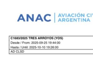 La ANAC mantiene clausurado el Aeródromo. Intensas tareas de ajustes, reparaciones y obras hace el Municipio (video)