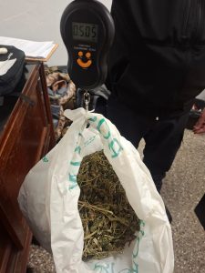 Llevaba una mochila con marihuana, fue aprehendido