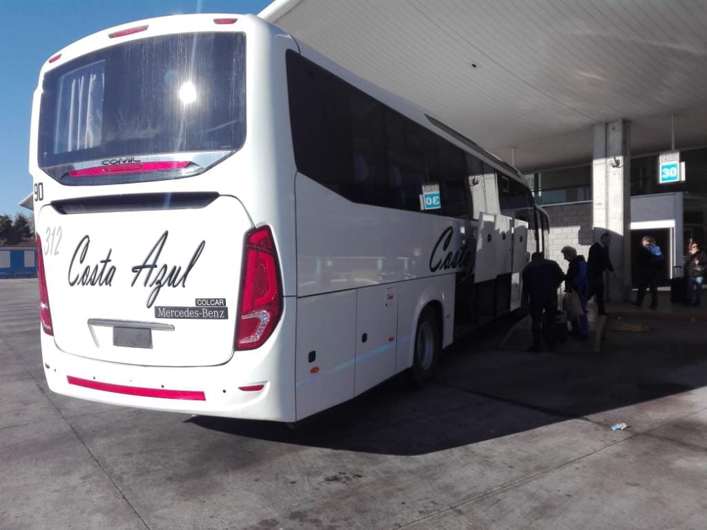 Se llevó un micro de la terminal de Miramar y lo dejó cerca de Mar del Plata
