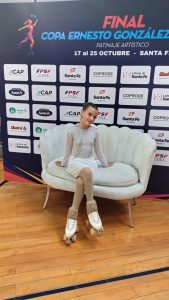 Patín artístico: Alma Croce y Catalina Paolini participaron en el Nacional