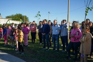 Se inauguró la nueva plaza en el Barrio Municipal