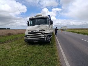 Este martes: Choque en cadena en el Km 525 de la Ruta 3