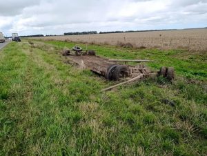 Este martes: Choque en cadena en el Km 525 de la Ruta 3
