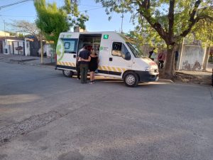 Accidente de tránsito en Dean Funes y Dorrego