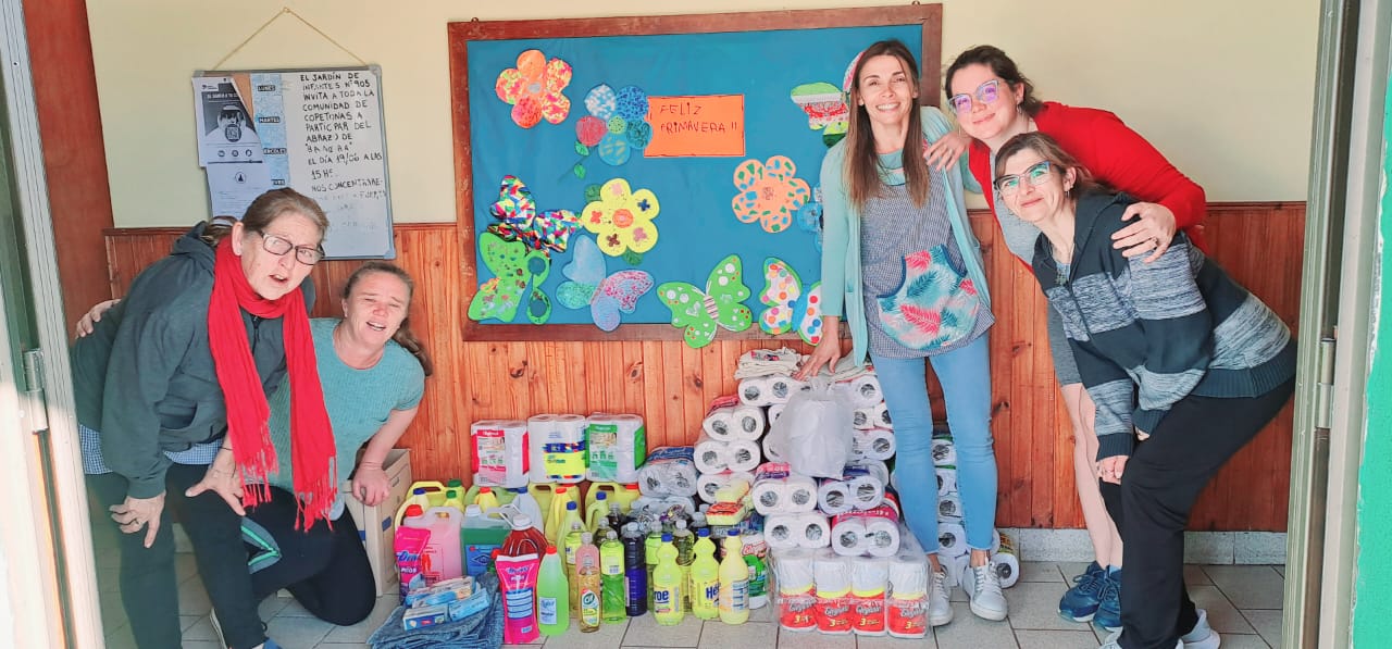 El Jardín de Infantes 905 agradece la donación de Los Bicisolidarios