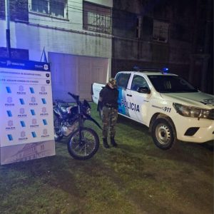 CPR Chaves recuperó moto robada hace una semana en Mar del Plata