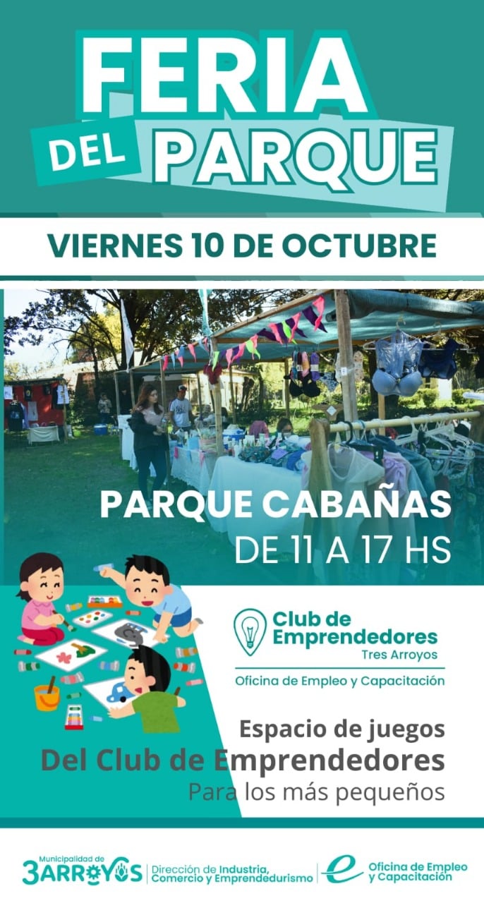 Este viernes vuelve la Feria del Parque Cabañas